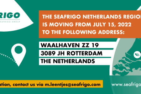 Déménagement du bureau régional Seafrigo Pays-Bas