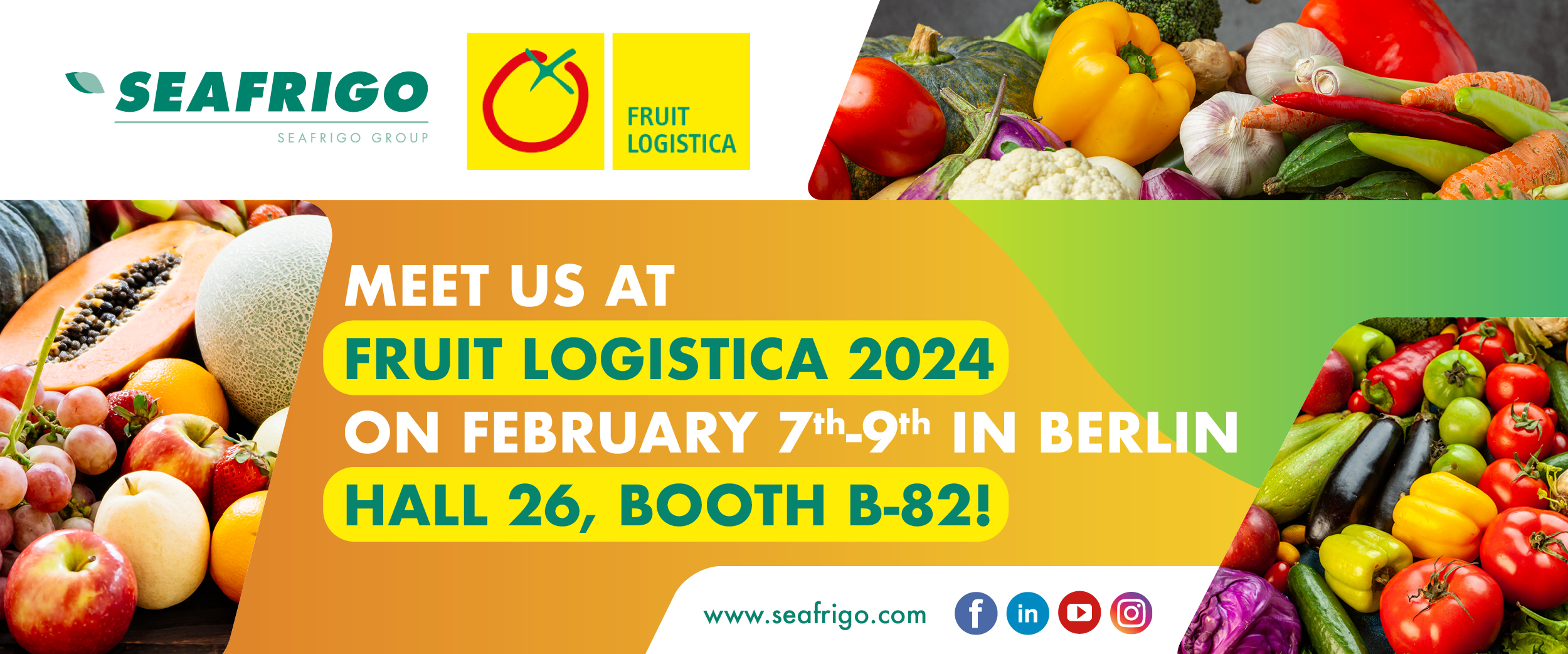 Seafrigo Groupe participe au Fruit Logistica 2024 à Berlin ! Seafrigo
