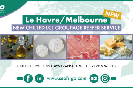 Nouvelle ligne LCL Seafrigo : Le Havre-Melbourne