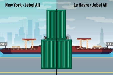 Lignes LCL New York/Jebel Ali et Le Havre/Jebel Ali de Seafrigo